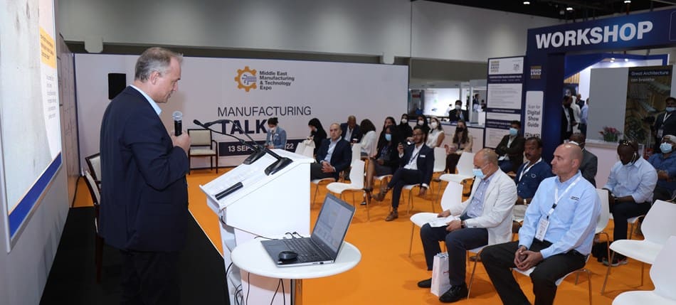 JENS OTTERSTEDT, GENERAL MANAGER OF AL MASAOOD BERGUM, PRESENTED AT THE MIDDLE EAST MANUFACTURING & TECHNOLOGY EXPO